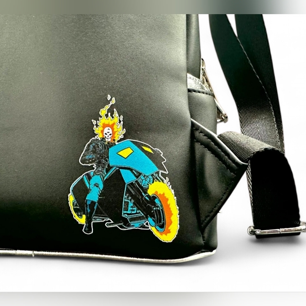 RARE Ghost Rider GITD Loungefly Backpack - Picture 6 of 9